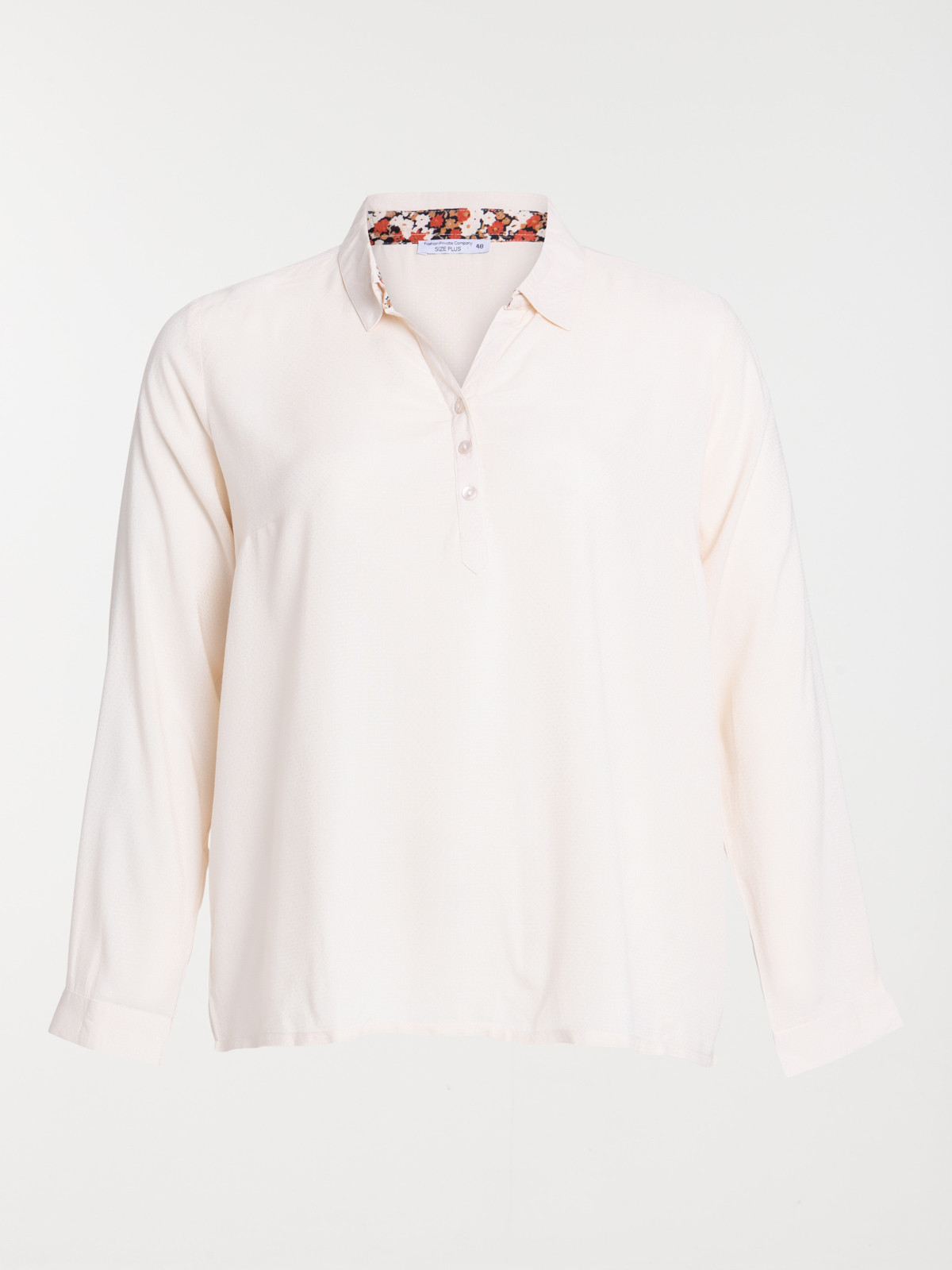 Chemise poudre grande taille femme