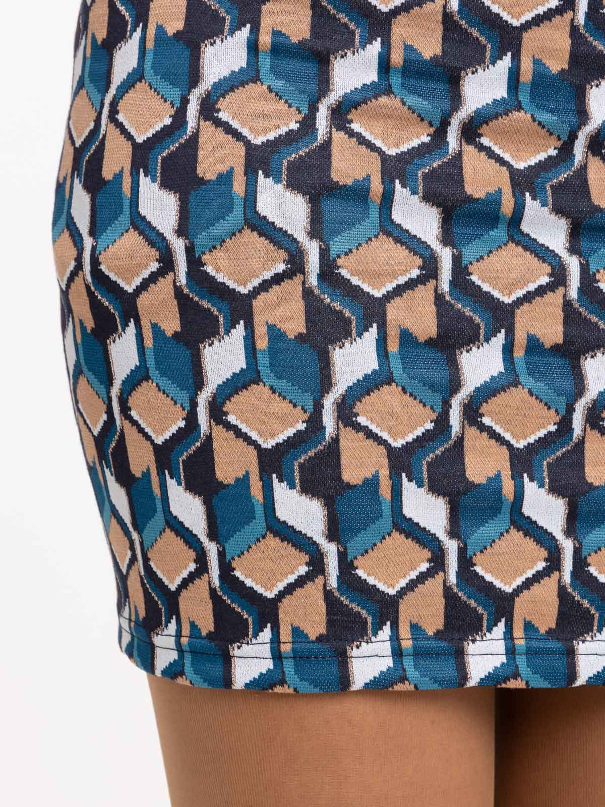 Jupe jacquard graphique femme Jupe jacquard graphique femme