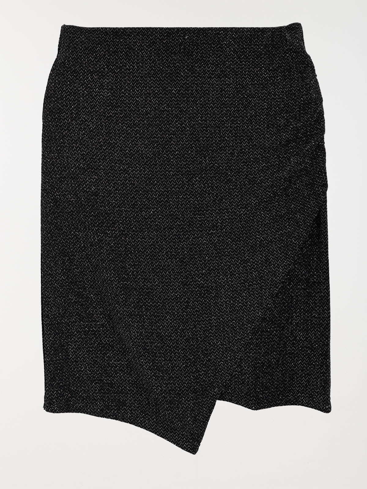 Jupe noire effet paillettée femme