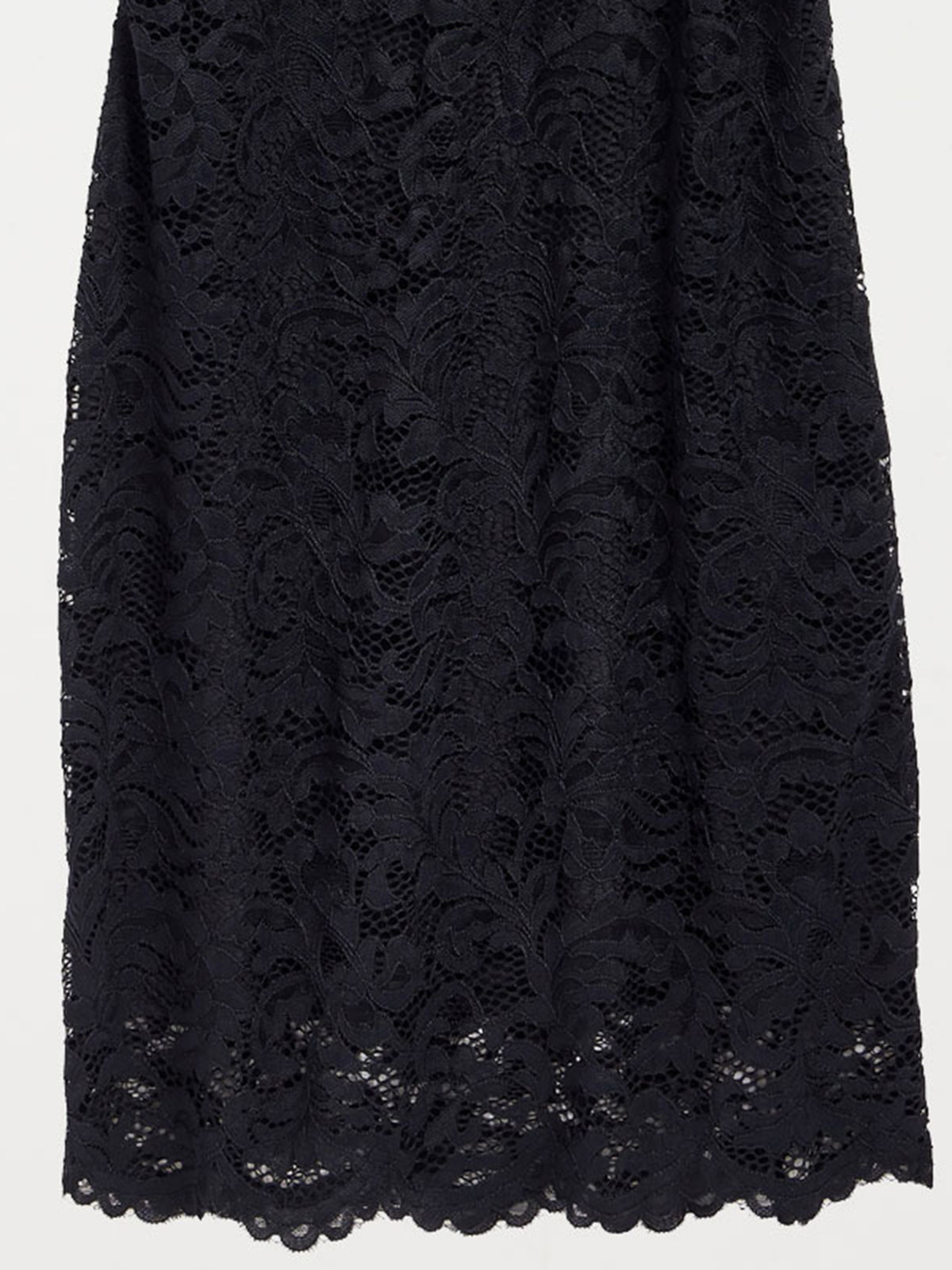 Robe en dentelle noire femme Robe en dentelle noire femme
