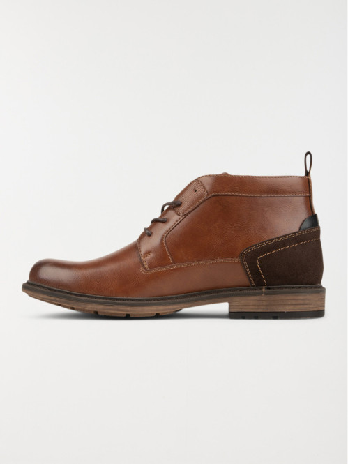 Bottines cognac homme (40-46)