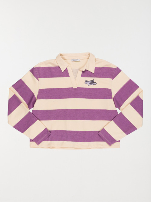 T-shirt rayé fille (XXS-M)