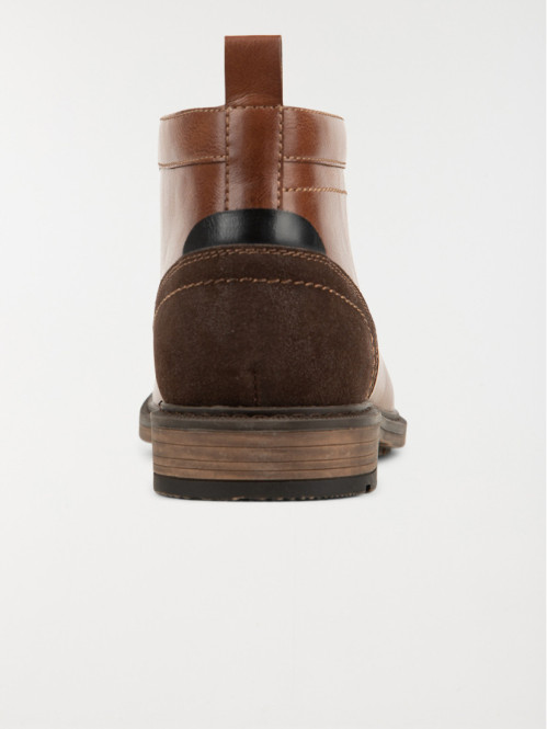 Bottines cognac homme (40-46)