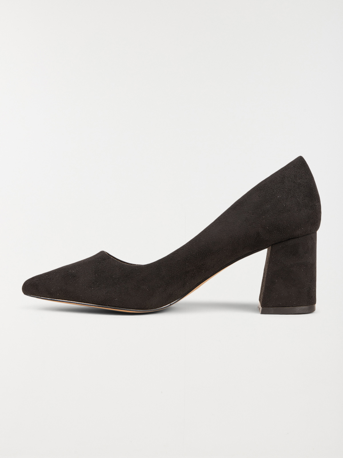 Escarpin femme noir suédine (36-41)