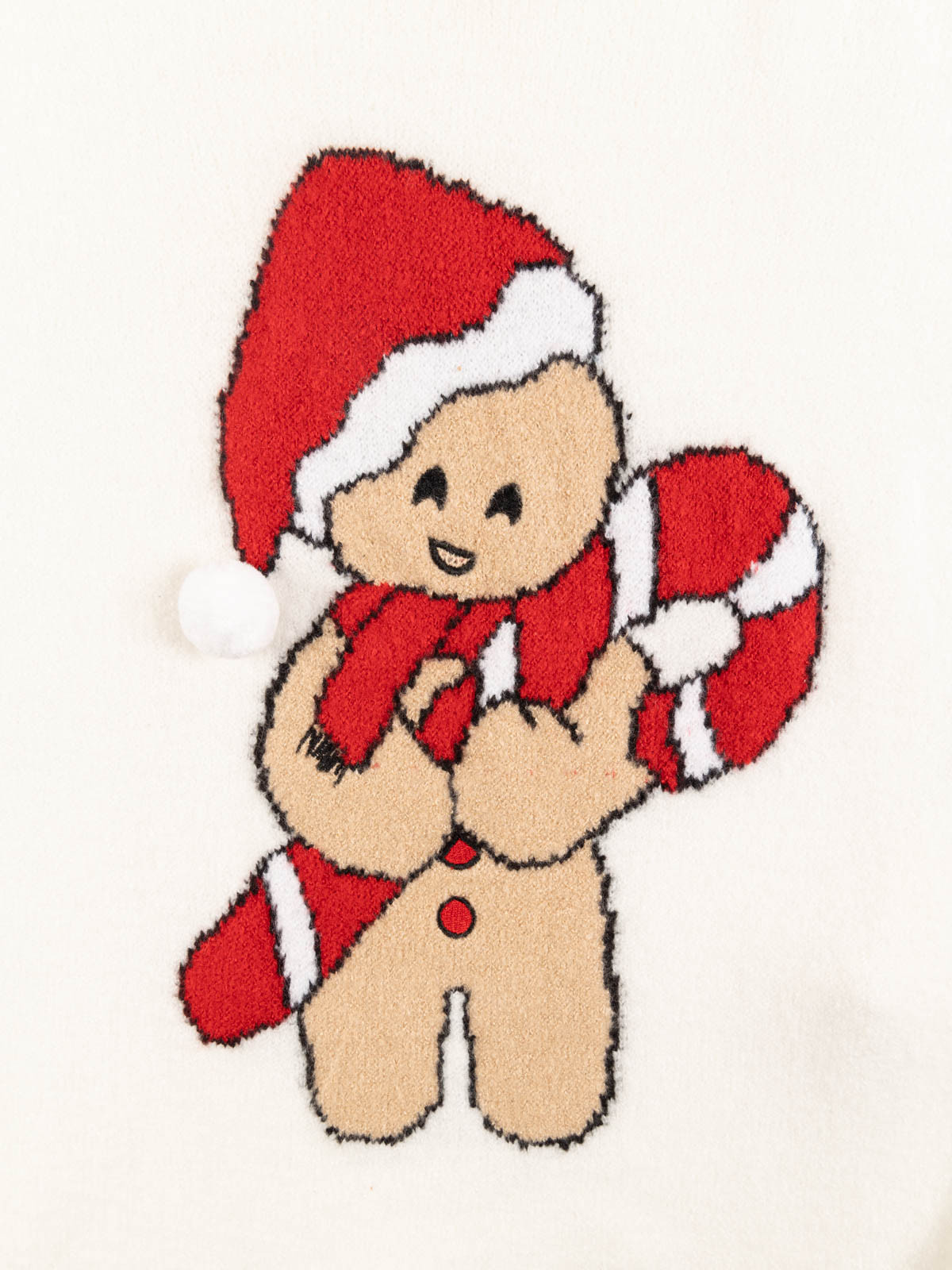 Pull de noël pain d'épice fille (XXS-M)