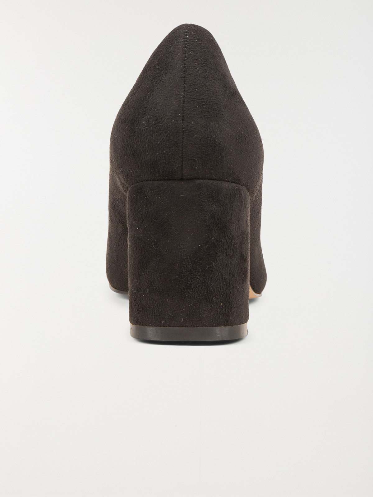 Escarpin femme noir suédine (36-41)