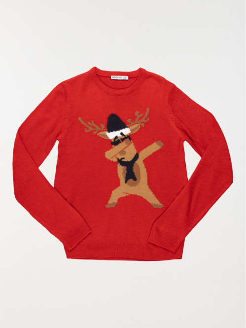 Pull renne de Noël garçon...