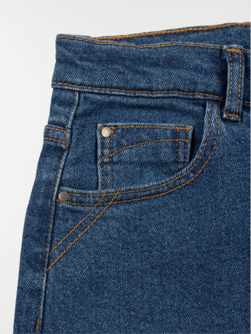 Jean wide leg stone fille...