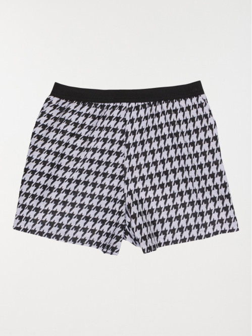 Short pied de poule fille...