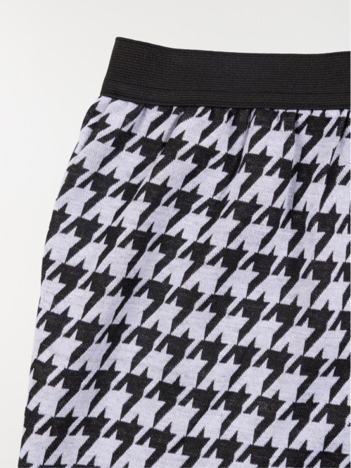 Short pied de poule fille...