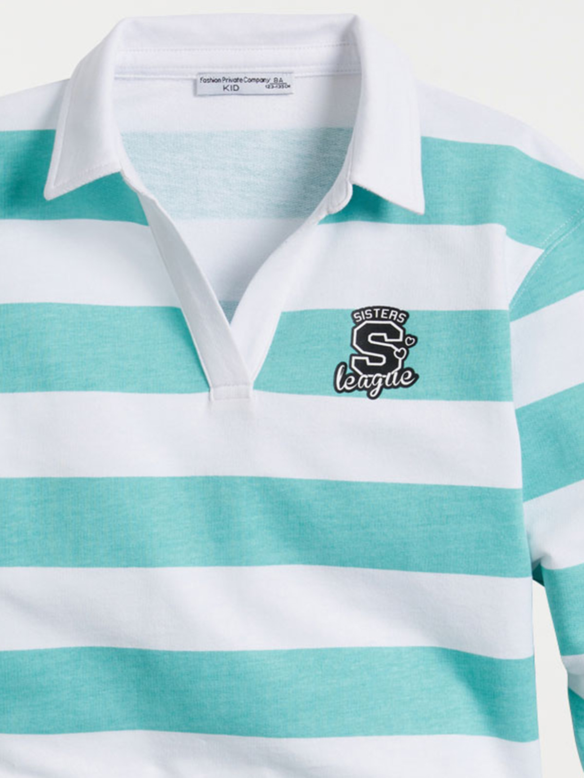 Polo rayé fille (3-12A)