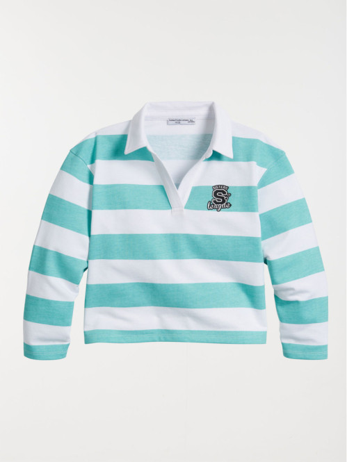Polo rayé fille (3-12A)