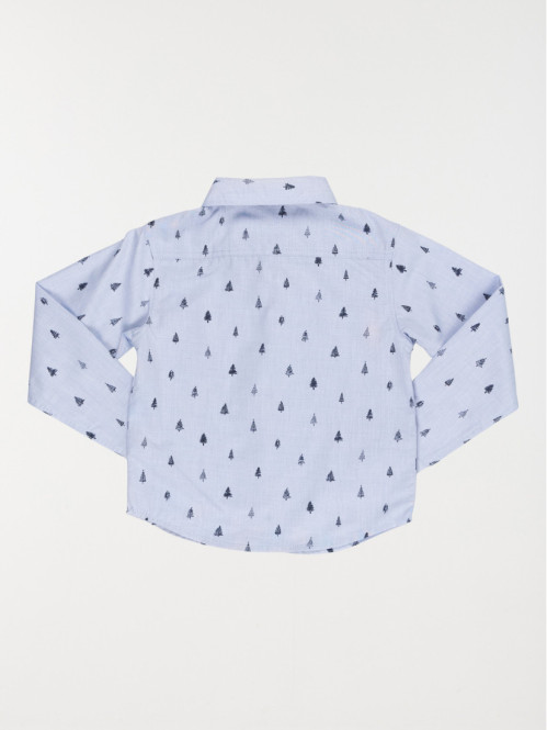 Chemise bleu ciel garçon (3-12A) Chemise bleu ciel garçon (3-12A)