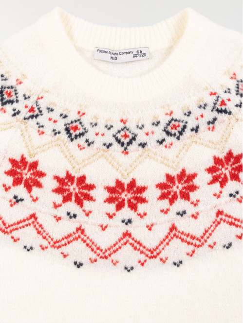 Robe pull de noël fille (3-12A)