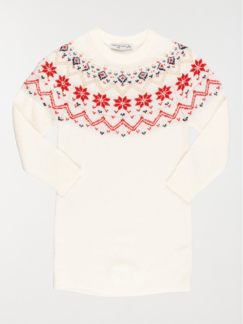 Robe pull de noël fille (3-12A)