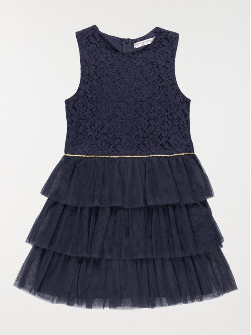 Robe marine kid fille (3-12A)