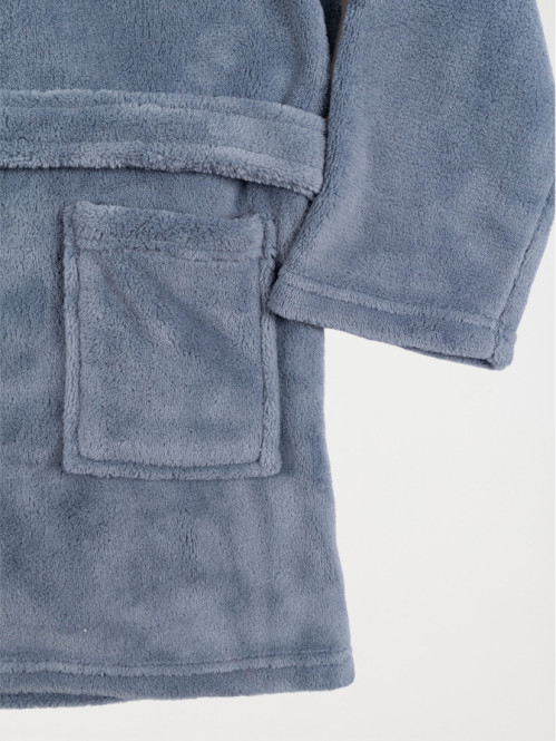 Robe de chambre bleu lac garçon (3-10A)