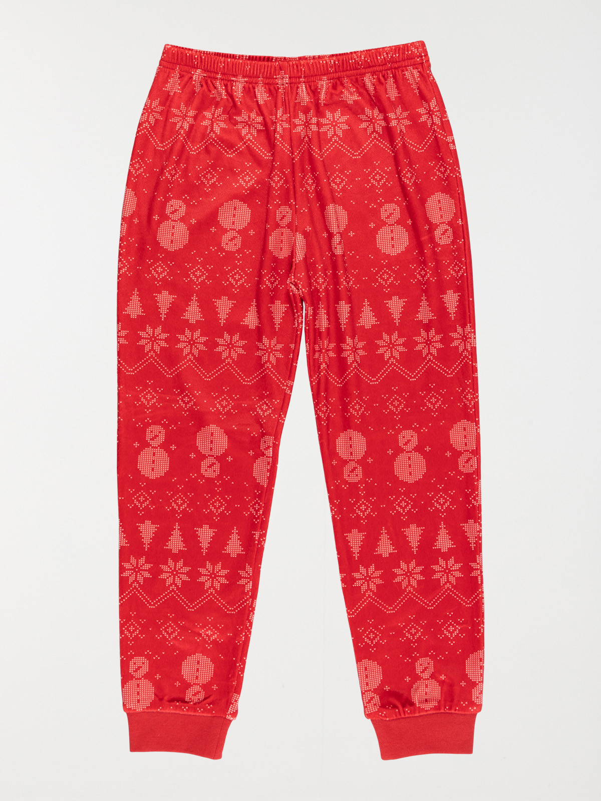 Pyjama de Noël rouge opéra fille (3-12A)