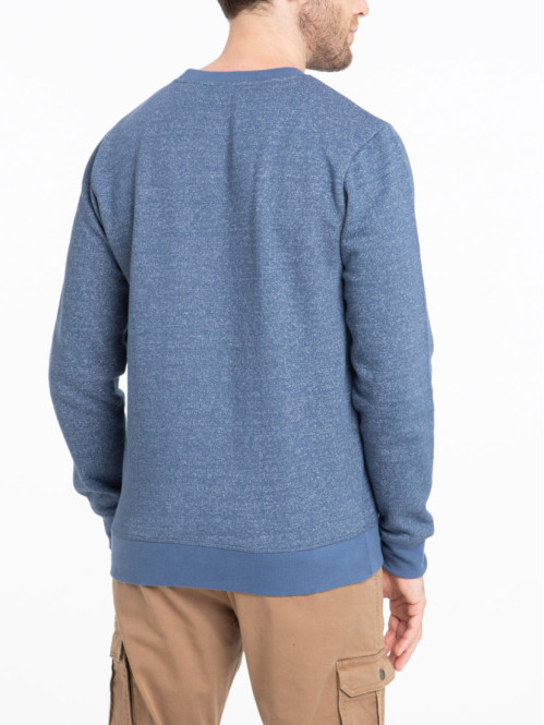 Sweat coloris encre brodé...