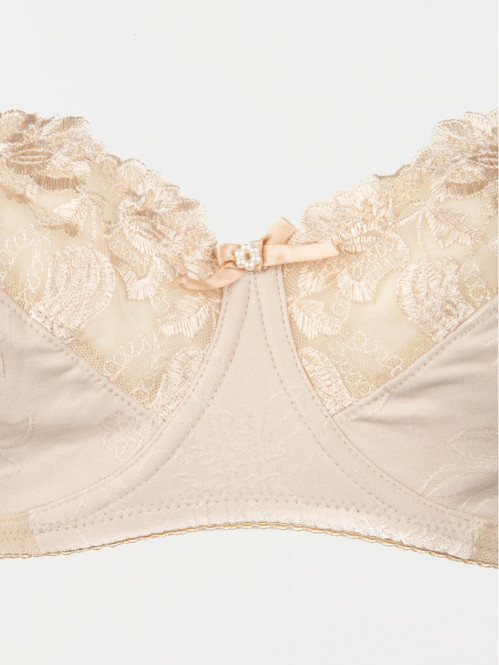 Soutien-gorge uni beige...