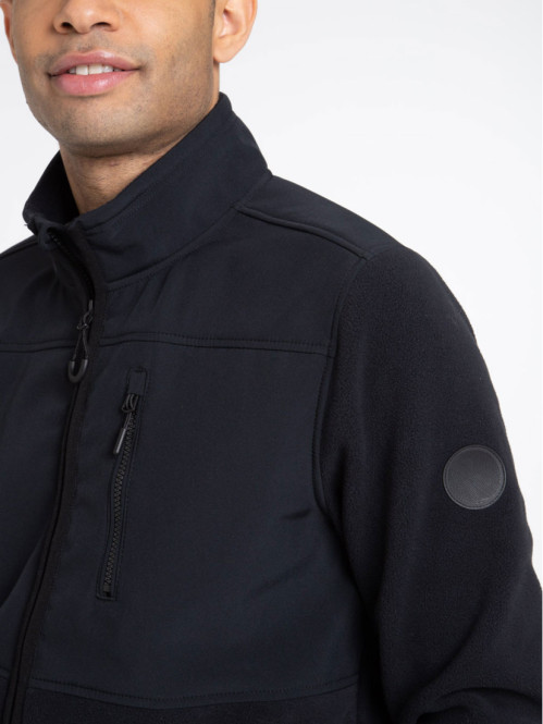 Sweat bi matière noir homme Sweat bi matière noir homme