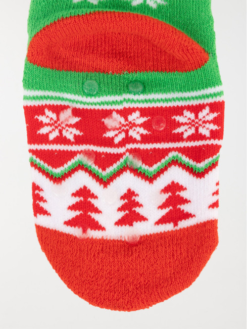 Chaussettes motif père-noël...