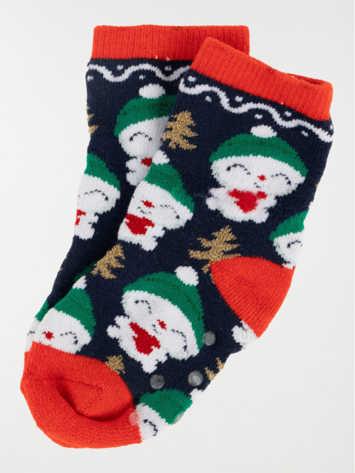 Chaussettes bonhomme de neige enfant
