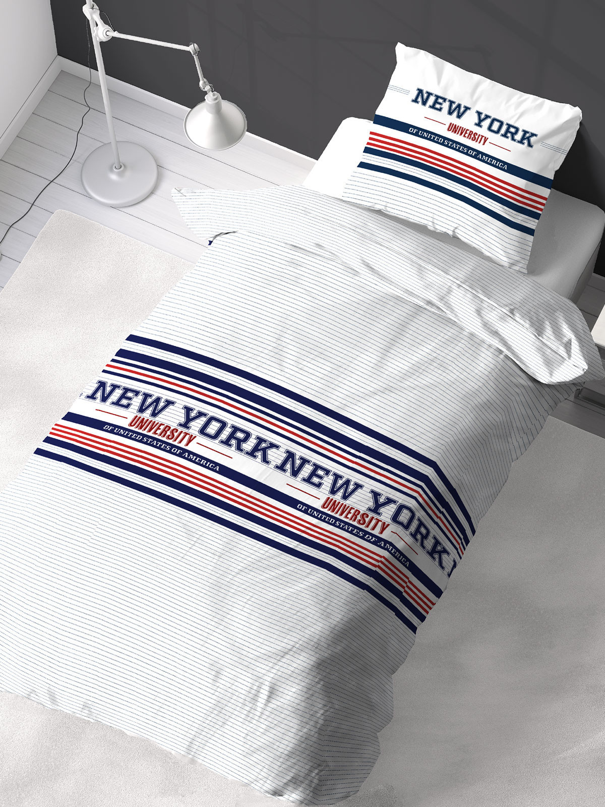Parure 140 x 200 cm New-York 1 personne