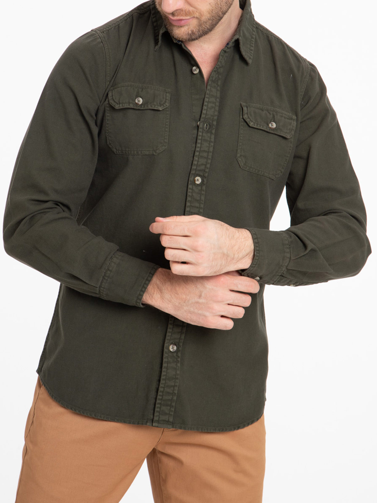 Chemise kaki quite homme Chemise kaki quite homme