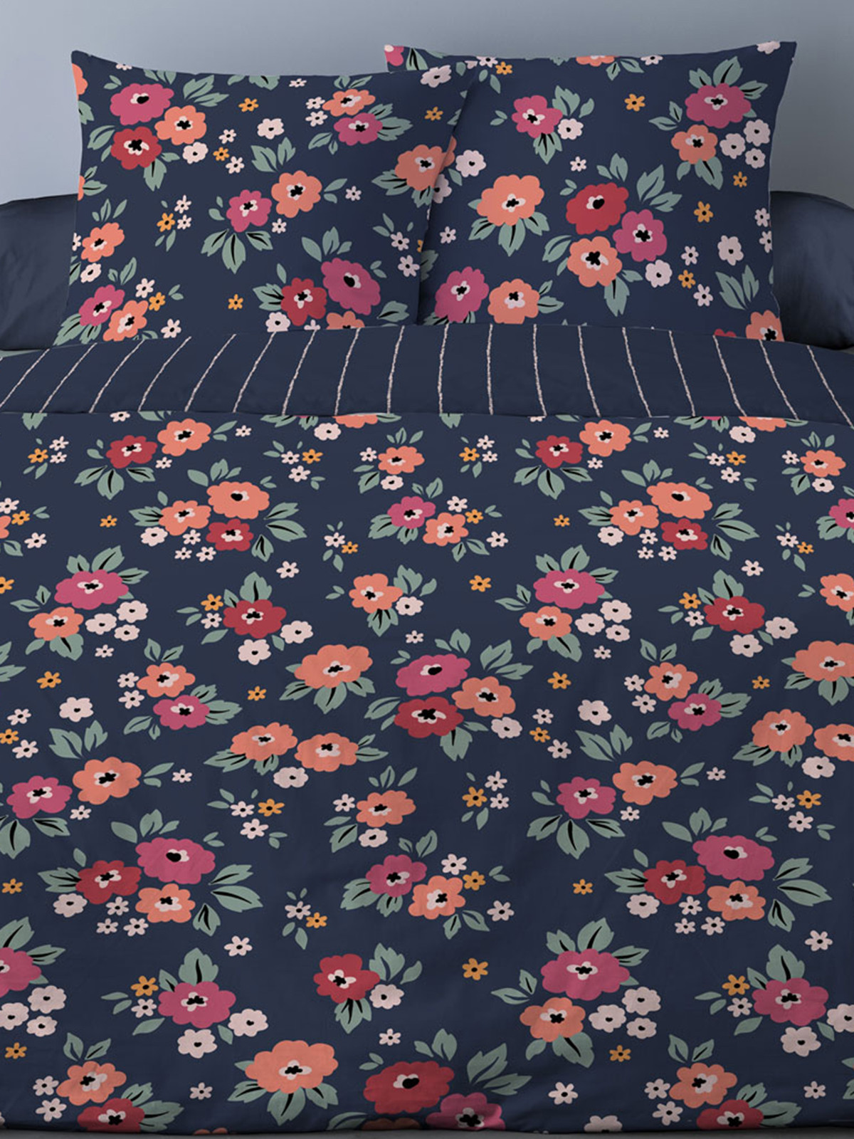 Parure fleurie 220 x 240 cm 2 personnes