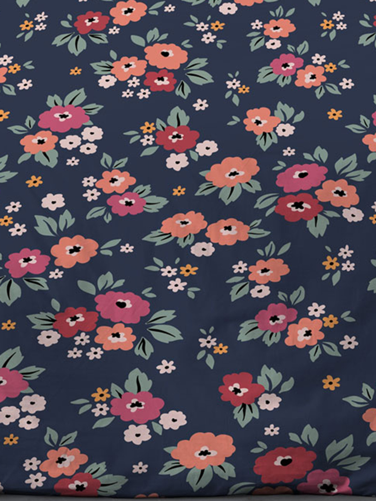 Parure fleurie 220 x 240 cm 2 personnes