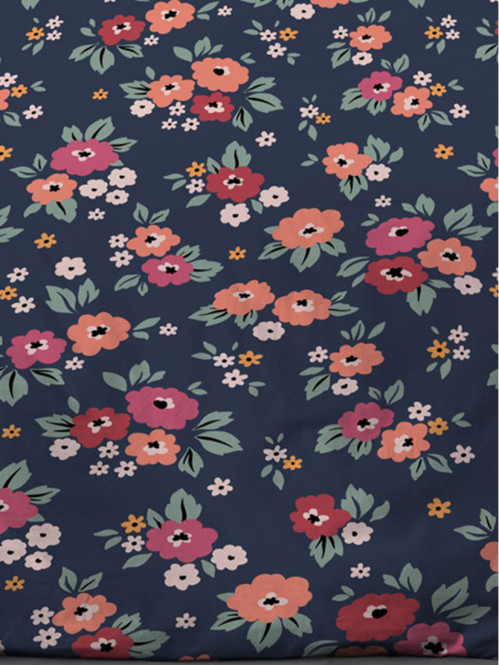 Parure fleurie 220 x 240 cm...