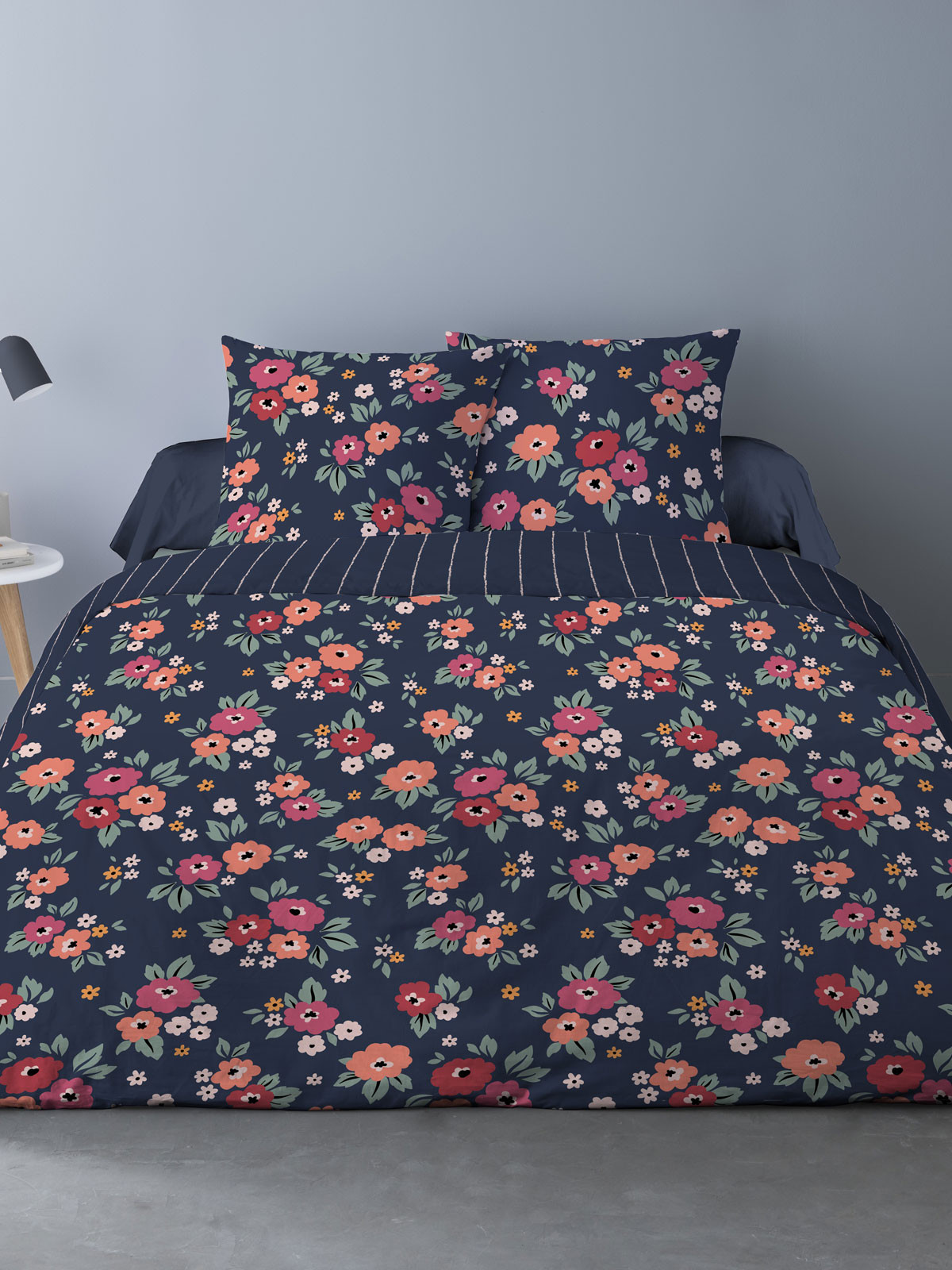 Parure fleurie 220 x 240 cm 2 personnes