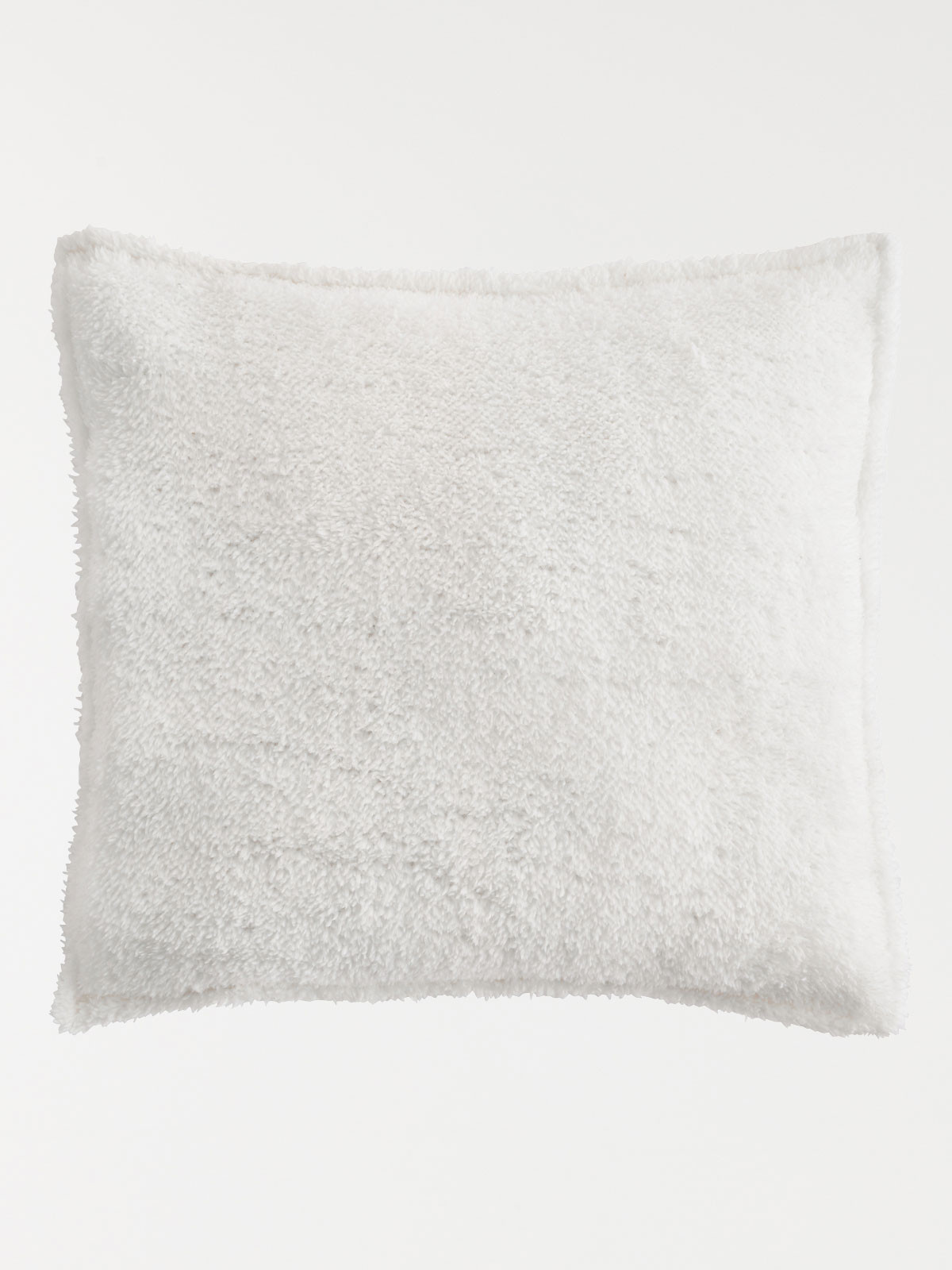 Coussin sherpa écru 45 x 45 cm