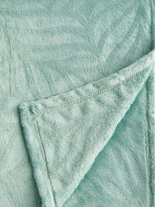 Plaid art déco vert céladon 125 x 170 cm