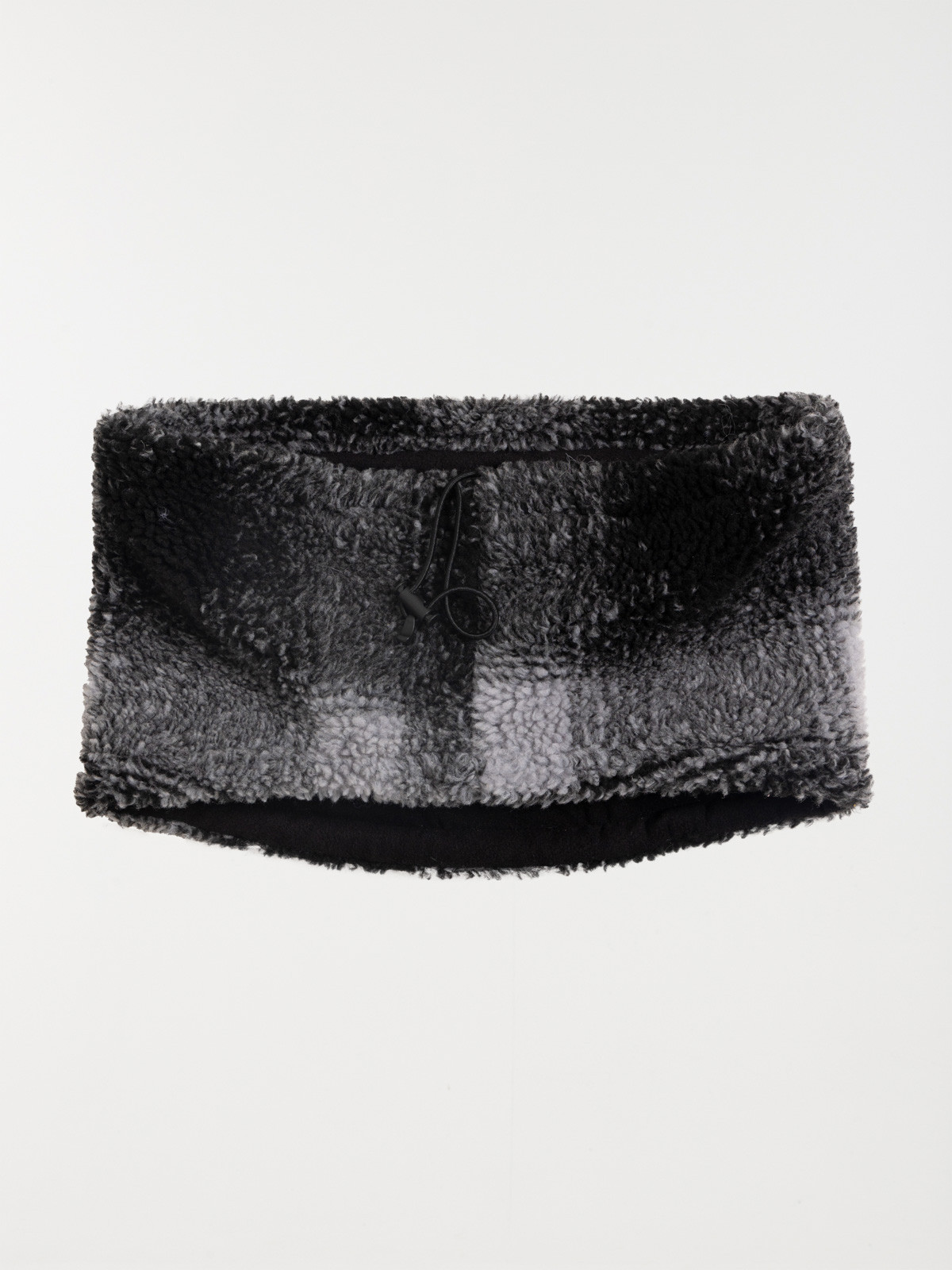 Snood sherpa à carreaux enfant 