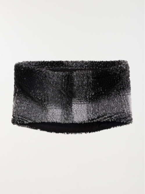 Snood sherpa à carreaux enfant 