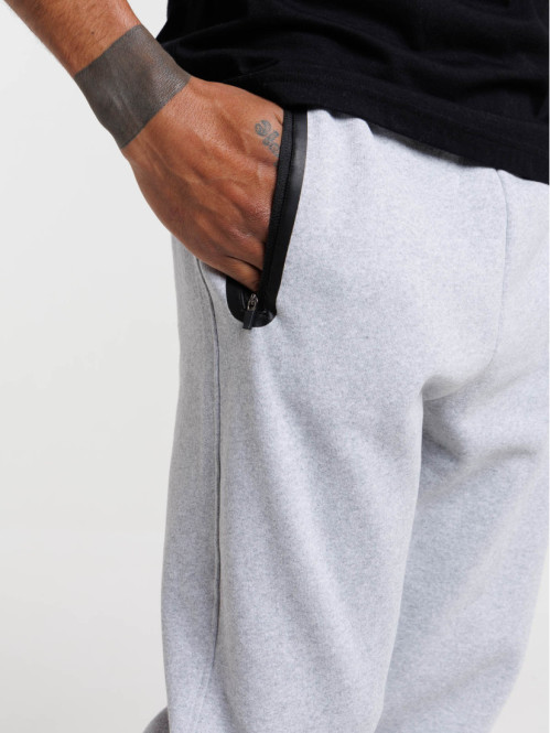 Pantalon de jogging gris chiné homme Pantalon de jogging gris chiné homme