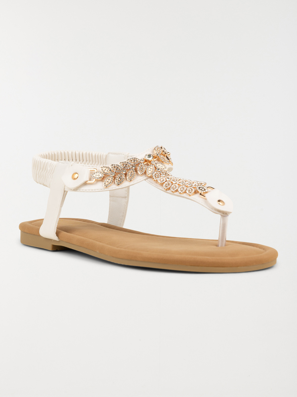 Sandales strass plates femme (36-41)