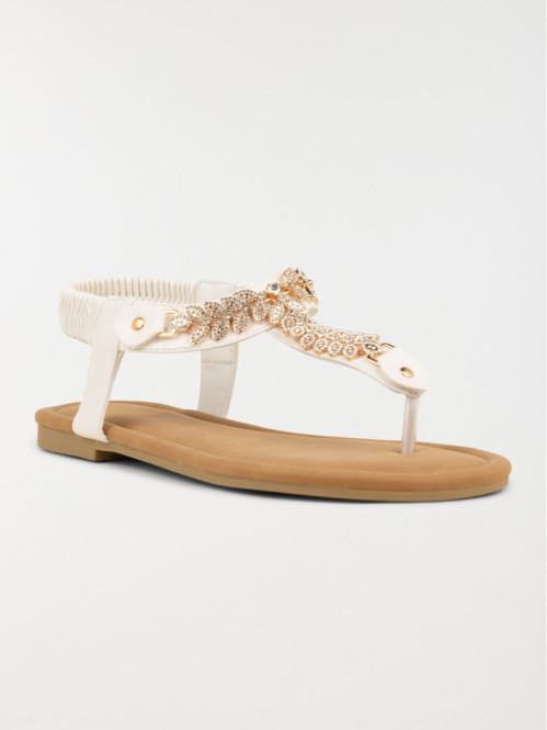 Sandales strass plates femme (36-41)