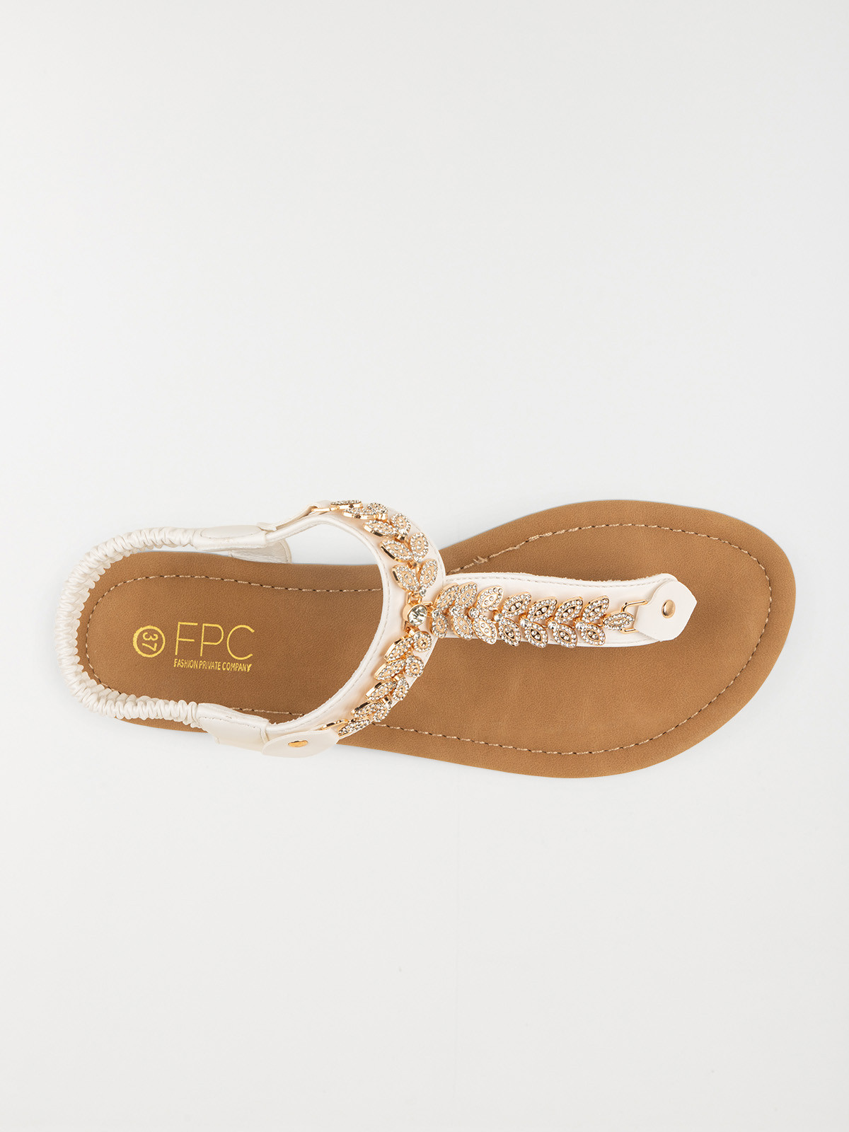 Sandales strass plates femme (36-41)