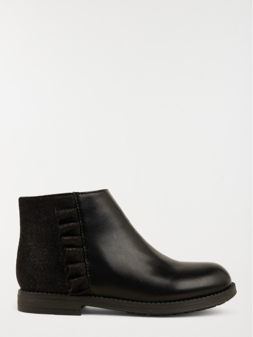 Bottines noires fille (24-30)