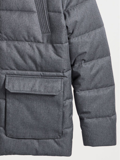 Parka gris chiné homme Parka gris chiné homme