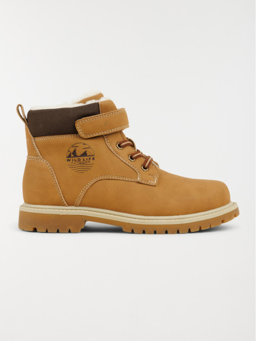 Boots scratch camel garçon (24-30)