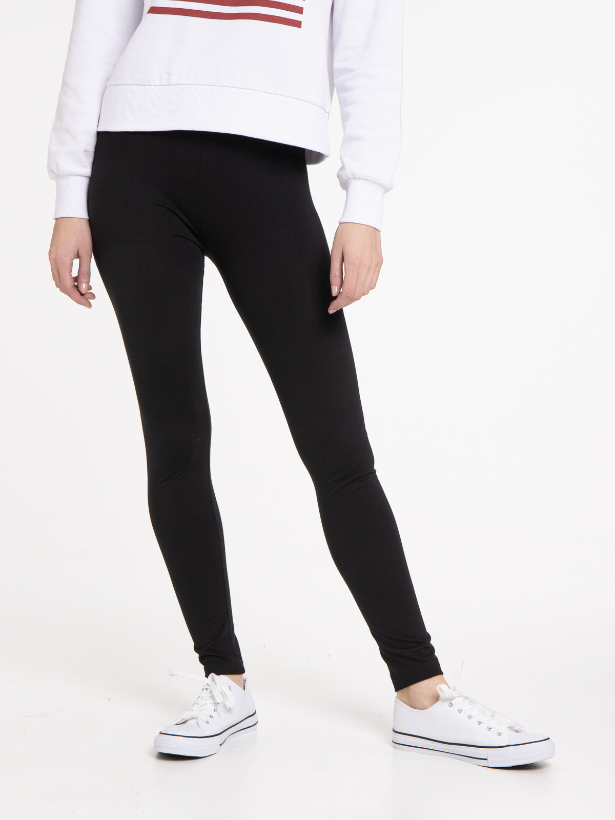 Legging coloris noir femme