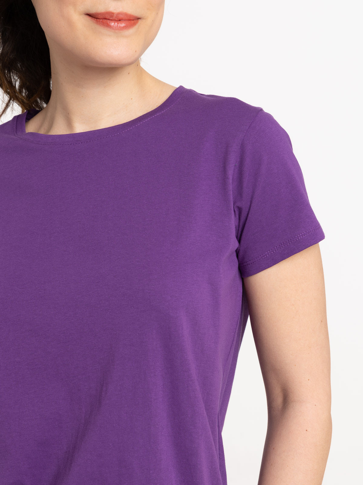 T-shirt basique ultra violet femme T-shirt basique ultra violet femme