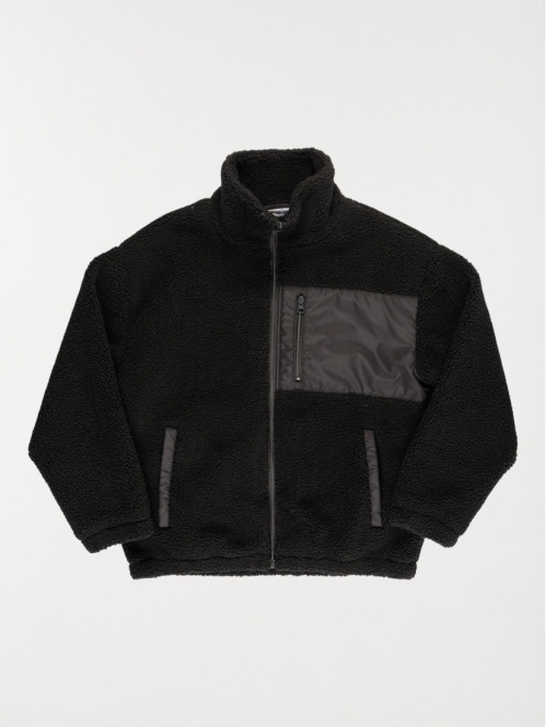 Blouson sherpa noir garçon...