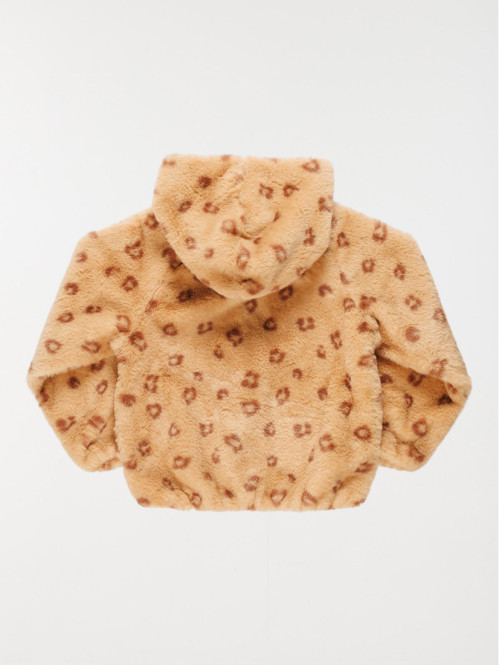 Blouson doux léopard fille...