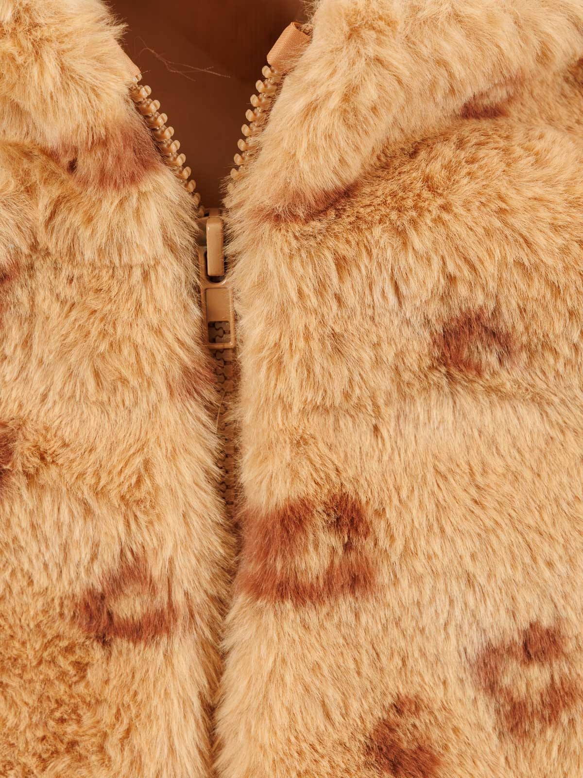 Blouson doux léopard fille (3-12A) Blouson doux léopard fille (3-12A)