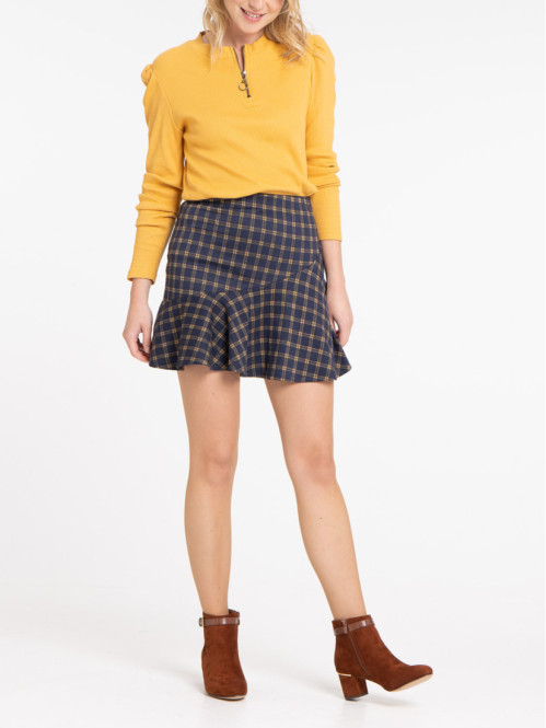 Jupe maille jacquard femme